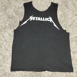 Metallica Black Sleeveless Tank Top